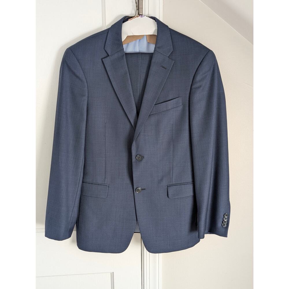 EUC Tommy Hilfiger 2-Piece Navy Blue Wool Suit - S36 Blazer + 32 x 32 Trousers